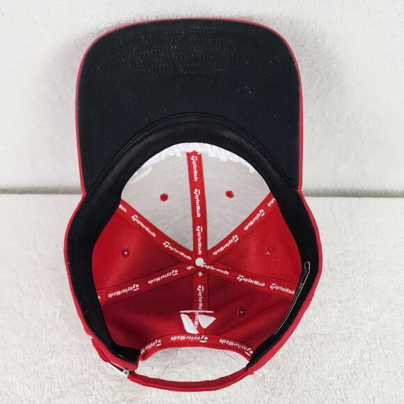 TaylorMade SLDR Tour Preferred Red White Golf Baseball Cap. EUC. One size - Picture 7 of 10